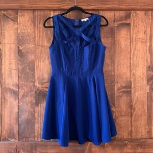 Dark Blue Mini Dress